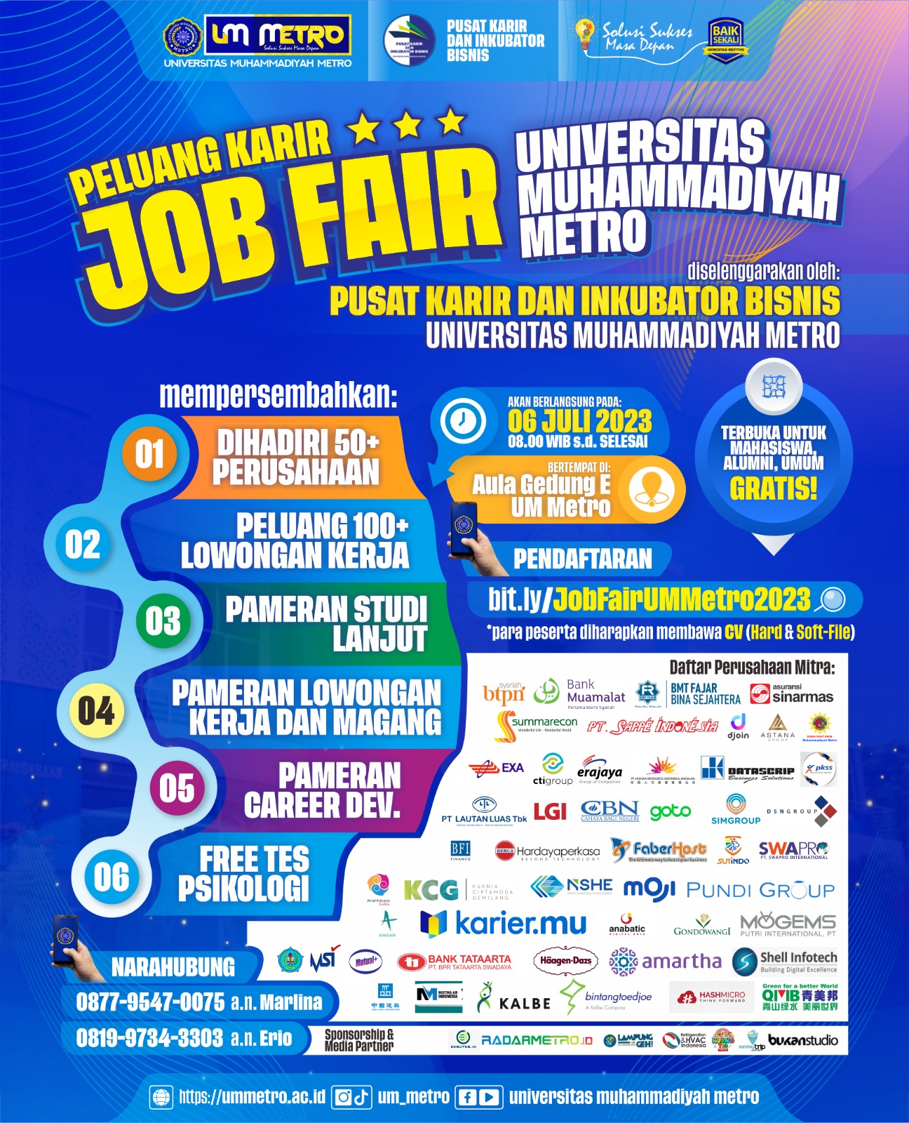 JOB FAIR UM METRO 2023