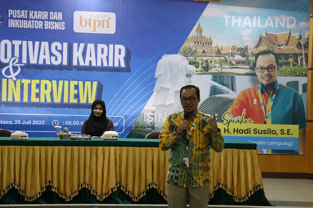 Seminar Karir Mahasiswa Bersama BTPN Syariah Lampung