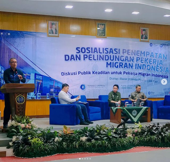 Diskusi Publik BP2MI "Keadilan Untuk Pekerja Migran Indonesia"