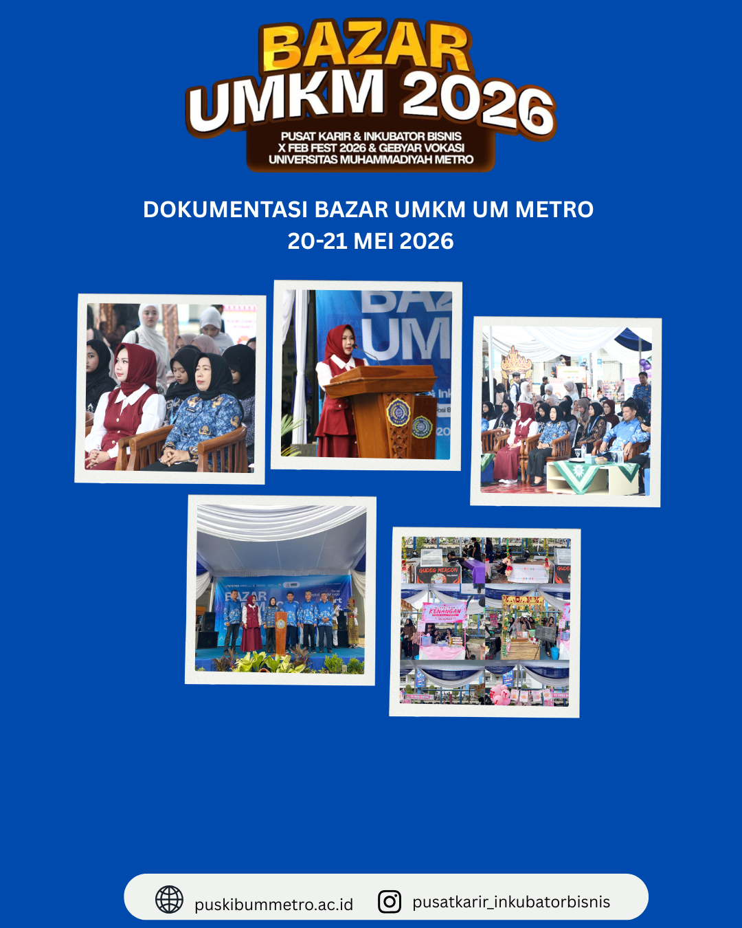 Resmi Dibuka! Bazar UMKM 2026 Jadi Ajang Promosi dan Pengembangan Bisnis Mahasiswa UM Metro