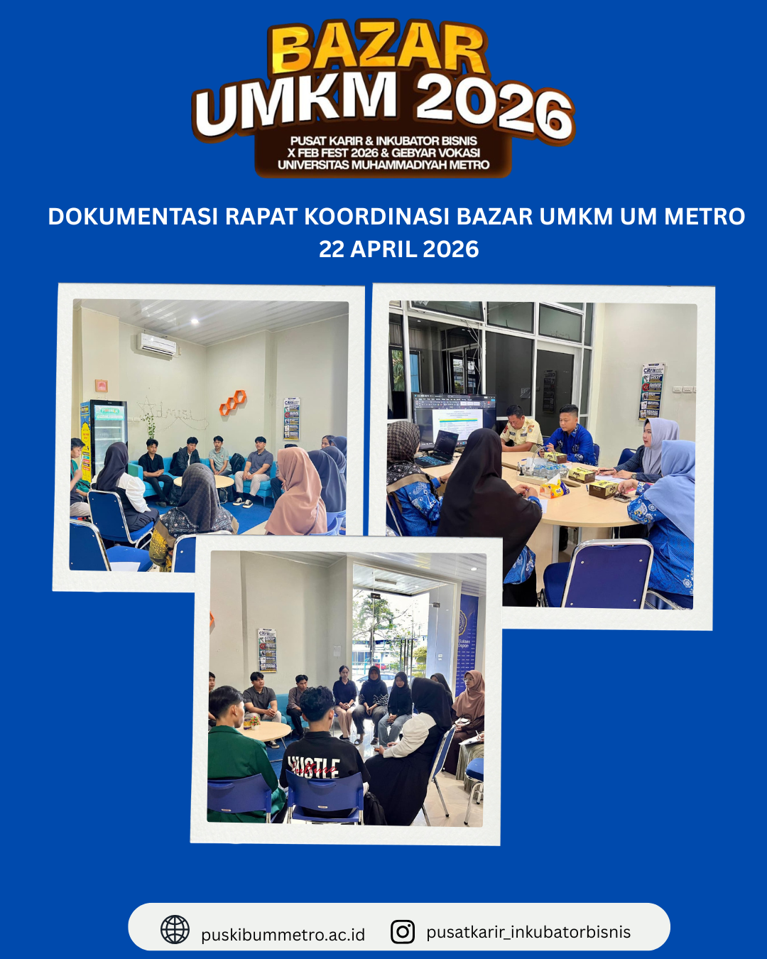 Pusat Karir dan Inkubator Bisnis UM Metro Gelar Bazar UMKM 2026 Bertema E-Payment, Dorong Transformasi Digital Kewirausahaan Mahasiswa