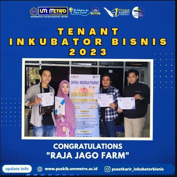 TENANT INKUBATOT BISNIS 2023 TENANT INKUBATOT BISNIS 2023