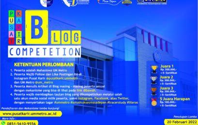 Lomba Blog Pusat Karir UM Metro Tahun 2022