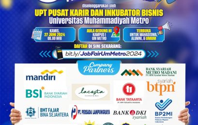 Job Fair UM Metro 2024, Terbuka untuk Umum..!
