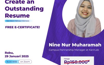 KarirClass – Create an Outstanding Resume