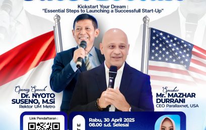Seminar Internasional: Langkah Awal Menuju Startup Sukses