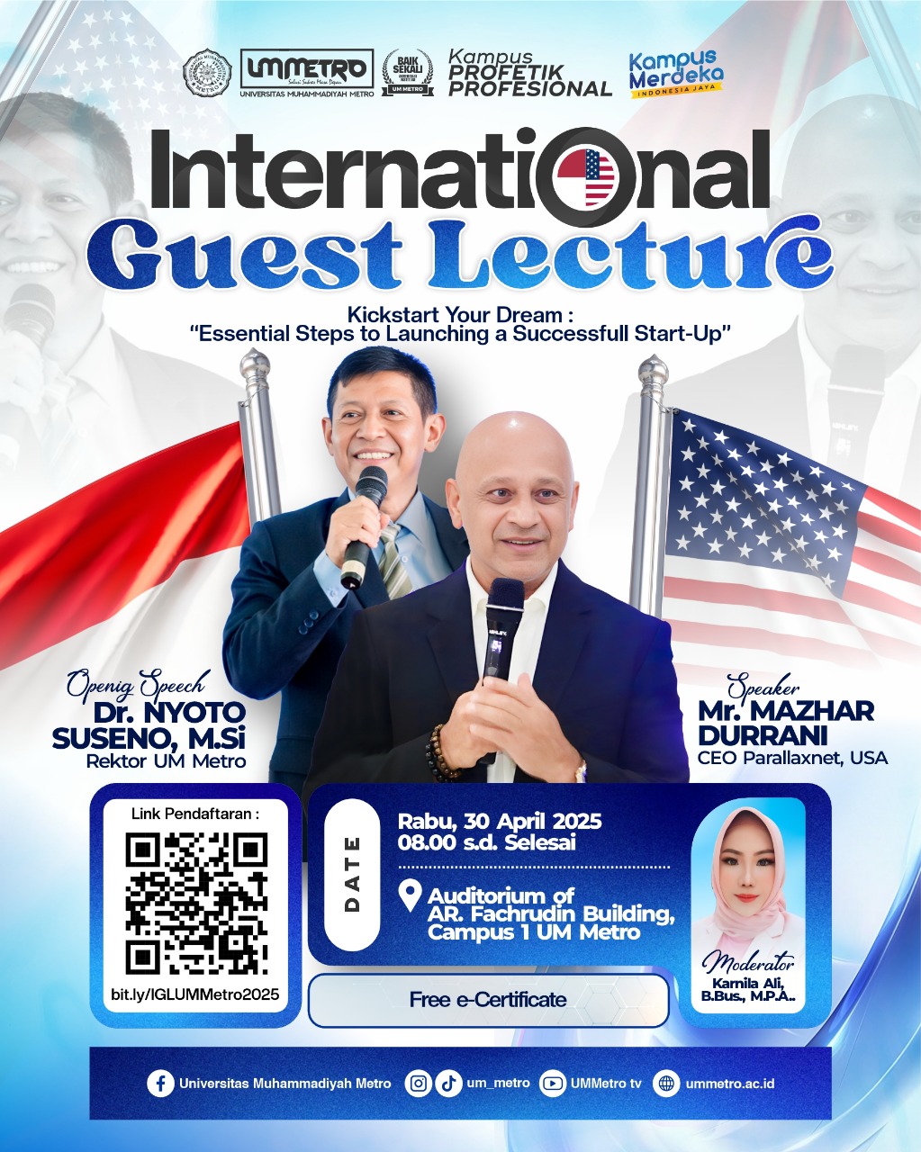 Seminar Internasional: Langkah Awal Menuju Startup Sukses