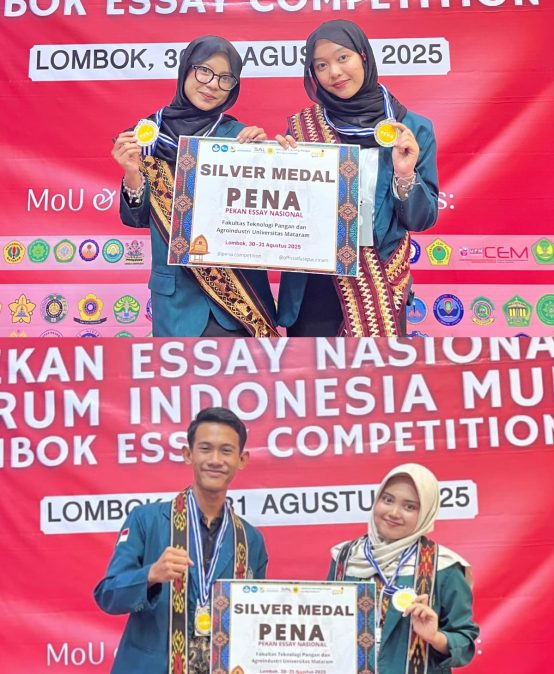Mahasiswa UM Metro Raih Prestasi Gemilang di Ajang Pekan Essay Nasional 2025