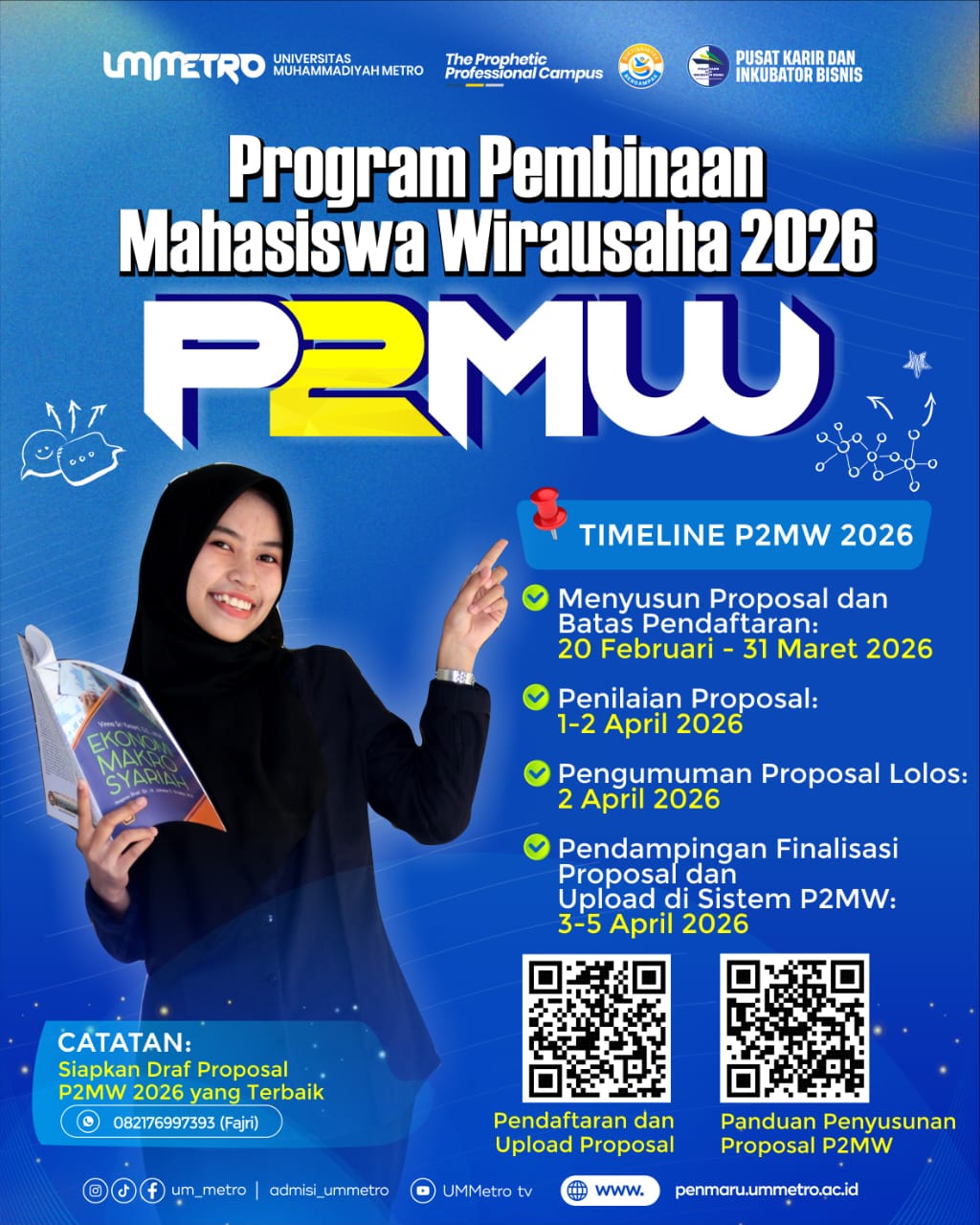 Seleksi Internal P2MW Tingkat UM Metro 2026