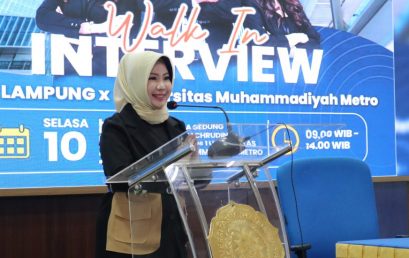 Dorong Penyerapan Alumni, Pusat Karir dan Inkubator Bisnis UM Metro Fasilitasi Walk In Interview PKSS untuk Penempatan di Bank BRI