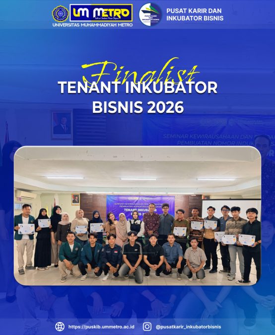 PUSKIB Metro Tetapkan 10 Tenant Terbaik Inkubator Bisnis 2026