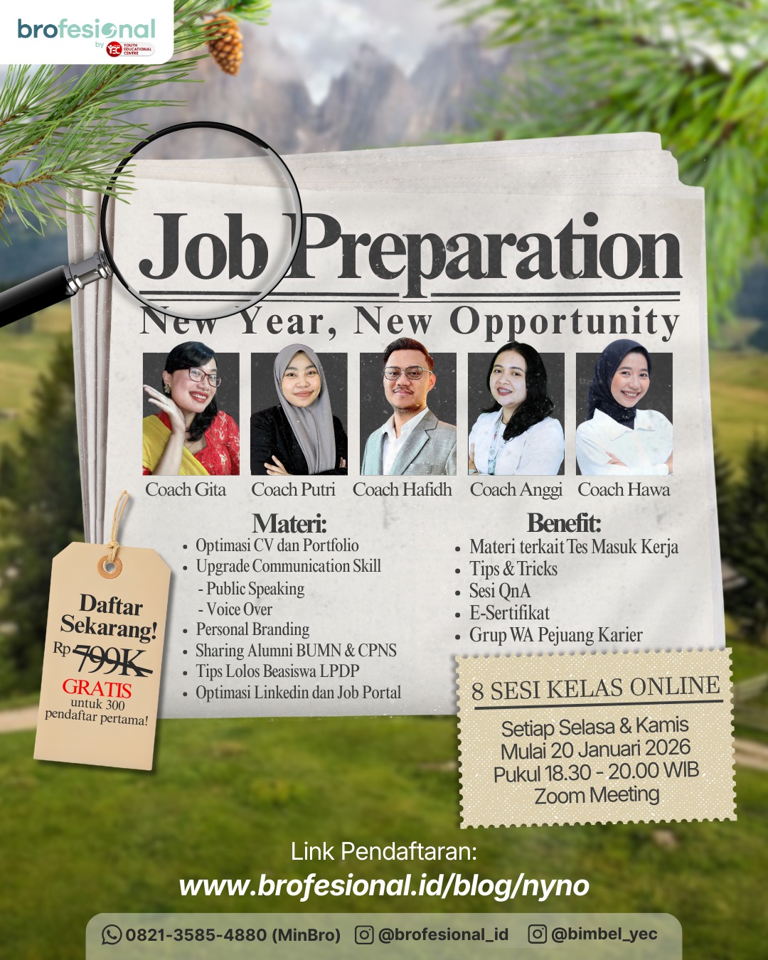 Persiapkan Alumni Hadapi Dunia Kerja 2026, PUSKIB UM Metro Gelar Program “Job Preparation Batch 2” Bersama Brofesional Persiapkan Alumni Hadapi Dunia Kerja 2026, PUSKIB UM Metro Gelar Program “Job Preparation Batch 2” Bersama Brofesional