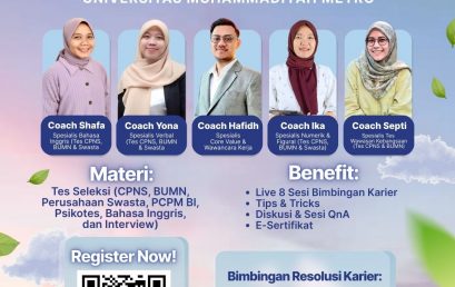PUSKIB UM Metro dan Brofesional Selenggarakan Program Resolusi Karier 2026