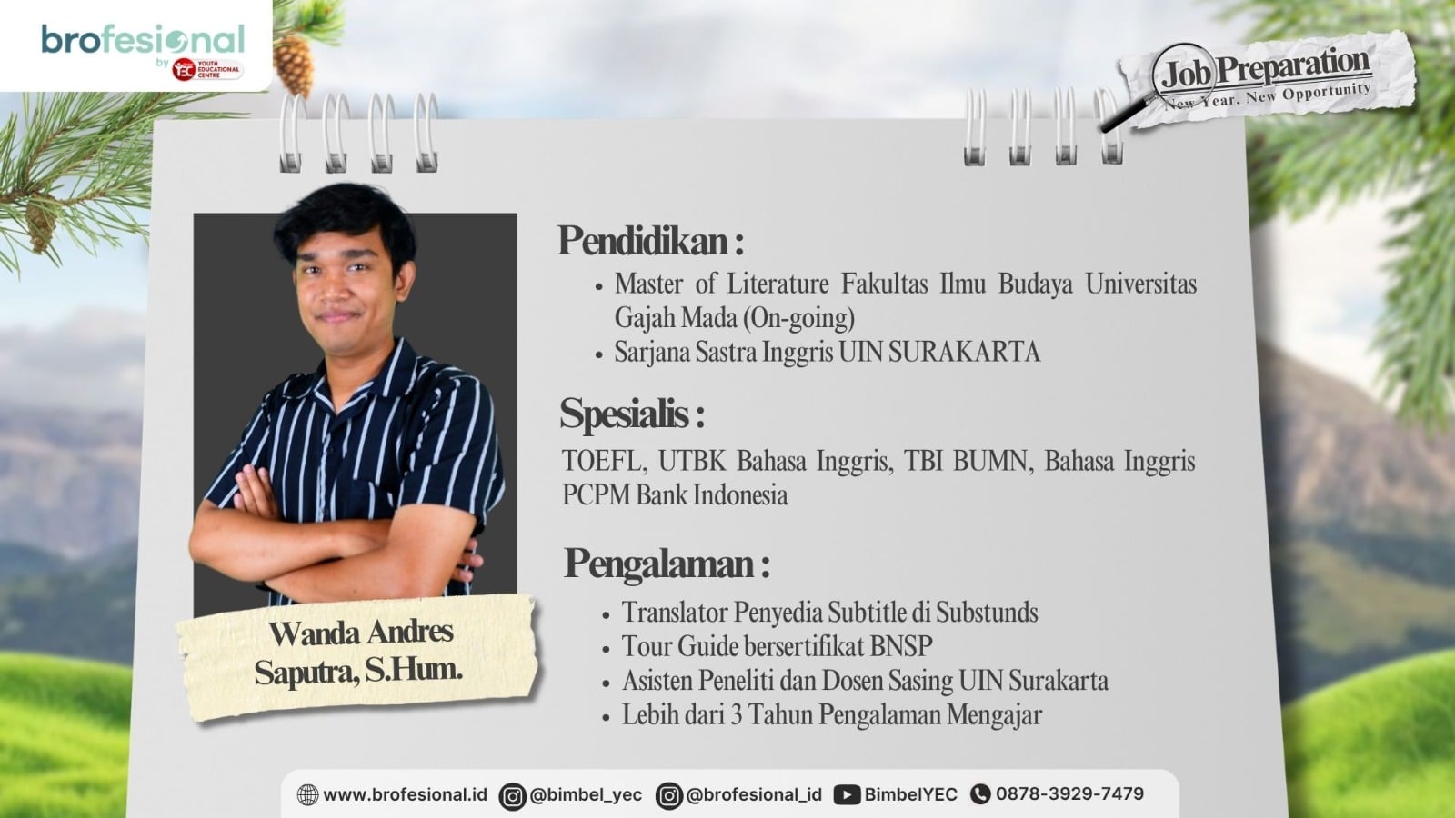 PUSKIB UM Metro Bersama Brofesional Sukses Selenggarakan Kelas English Mastery, Bekali Mahasiswa Tingkatkan Kemampuan Bahasa Inggris