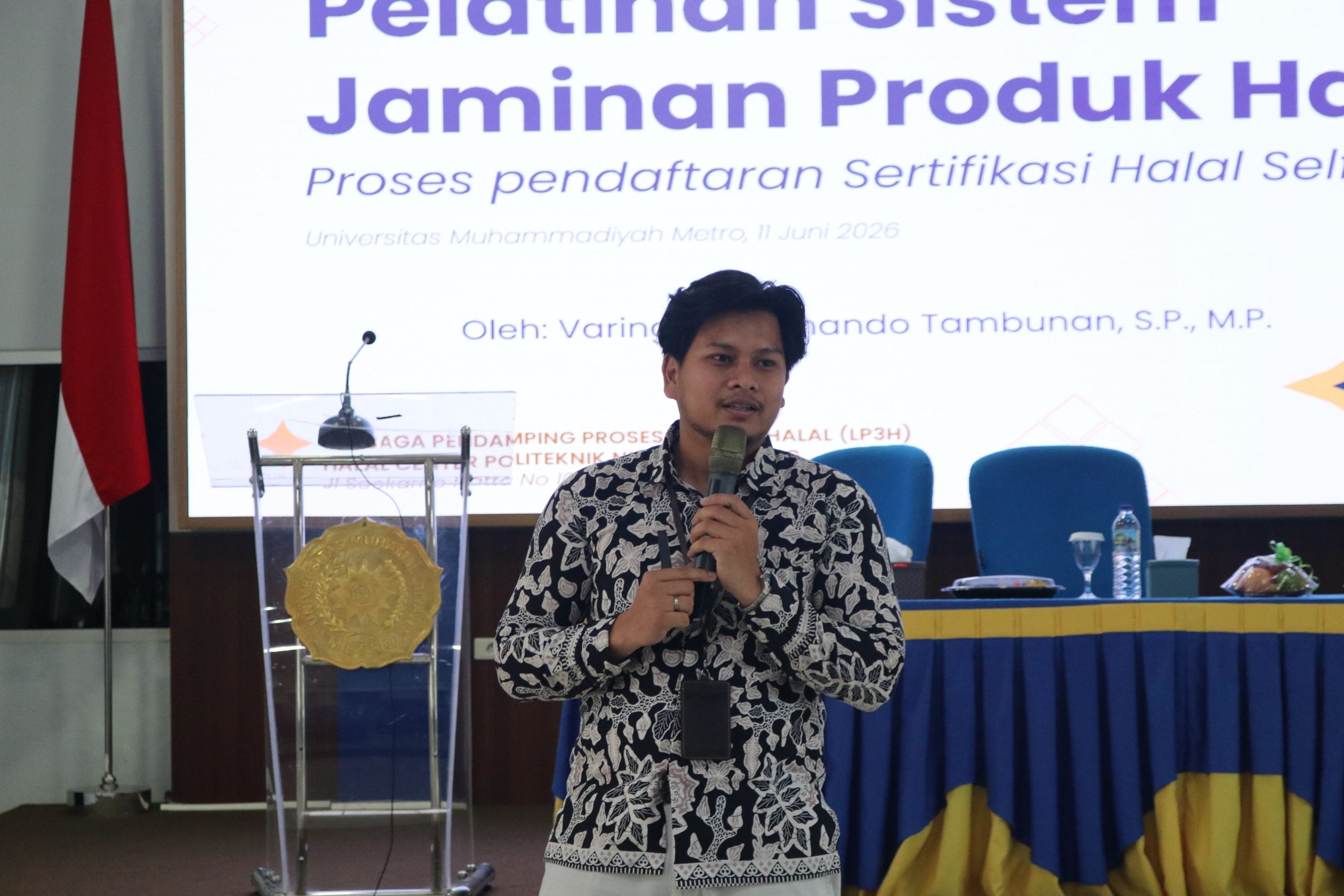 LP3H UM Metro di Bawah Naungan PUSKIB UM MetroSelenggarakan Pelatihan Sistem Jaminan Produk Halal dan Pendaftaran Sertifikat Halal Self Declare LP3H UM Metro di Bawah Naungan PUSKIB UM MetroSelenggarakan Pelatihan Sistem Jaminan Produk Halal dan Pendaftaran Sertifikat Halal Self Declare