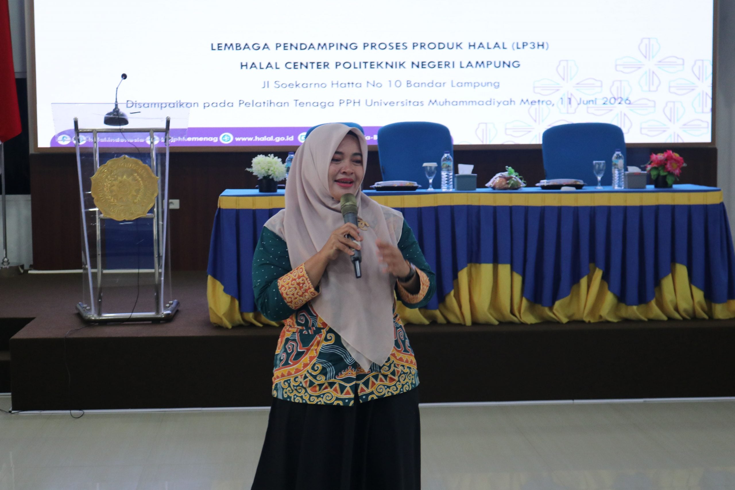 Sertifikasi Halal Gratis Program SEHATI Tingkatkan Daya Saing Produk UMKM pada Pelatihan Pendamping Proses Produk Halal UM Metro